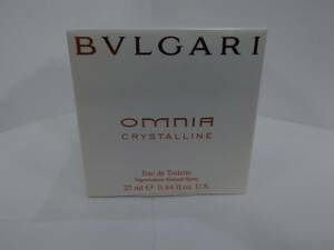 61578-3未開封 BVLGARI ブルガリ OMNIA CRYSTALLINE オムニア クリスタリン EDT オードトワレ 25ml