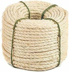  rhinoceros The ru rope 8mm yangbaga flax .. flax cord cat cat tower flax rope flax . rhinoceros The ru flax rope white color 50m( that 