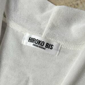 ヒロコビス HIROKOBIS 薄手ニットロングジレベスト 羽織りの画像4