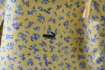 クロコダイル CROCODILE 麻混コットン花柄オーバーブラウスシャツ 大きいサイズLL_画像5