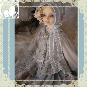 *SD young lady *. Western-style clothes. set *blue*