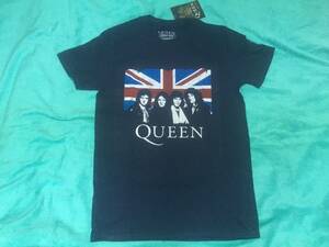 QUEEN クイーン Tシャツ S ロックT バンドT 紺 ボヘミアン ラプソディ Bohemian Rhapsody