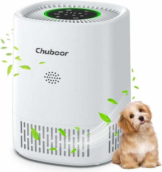 Chuboor 空気清浄機 360°循環清浄 花粉対策