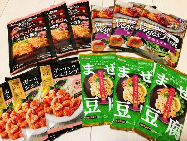 【調味料詰め合わせ】ベジフィッシュ、まぜ豆腐、ザックザックフィッシュ、ほめデリ各3個ずつ　合計12個セット