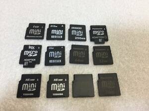 miniSDカード 容量色々 まとめ 12枚セット