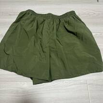 沖縄 米軍放出品 実物 USMC MARIEN TRUNKS GENERAL PORPOSE トレーニングパンツ ショートパンツ OD (管理番号VW124)_画像1