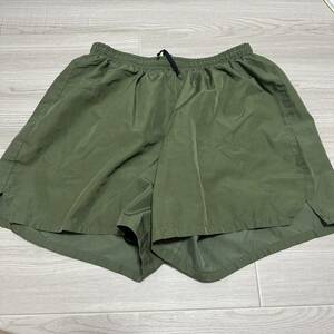 沖縄 米軍放出品 実物 DRI-DUKE USMC MARIEN TRUNKS GENERAL PORPOSE トレーニングパンツ ショートパンツ OD MEDIUM (管理番号VW124)