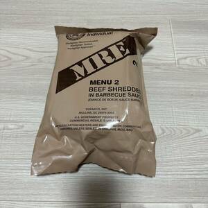 沖縄 米軍実物 MRE MEAL READY TO EAT INDIVIDUAL SOPAKCO スパコ レーション MENU 2 2019年3月 検品 (管理番号RE112!)