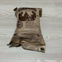 沖縄 米軍実物 MRE MEAL READY TO EAT INDIVIDUAL SOPAKCO スパコ レーション MENU 8 2019年2月 検品 (管理番号RE116!)_画像1