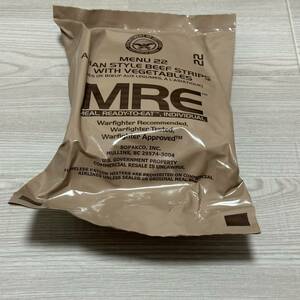 沖縄 米軍実物 MRE MEAL READY TO EAT INDIVIDUAL SOPAKCO スパコ レーション MENU 22 2019年3月 検品 (管理番号RE216!)