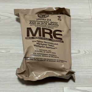 沖縄 米軍実物 MRE MEAL READY TO EAT INDIVIDUAL SOPAKCO スパコ レーション MENU 24 2019年3月 検品 (管理番号RE218!)