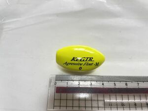 キザクラ KZ GTR アグレッシブフロートM浮力0 自重10g イエロー 中通しウキ 全層スルスル釣法 磯釣り フカセ釣り グレ チヌ マダイ イサキ