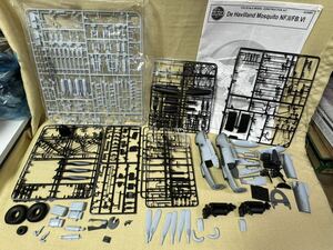 【ジャンク,部品取用】エンジン部製作途中エアフィックス(Airfix)製『1/24 1/24 デハビランド モスキート ファイターバージョン [A25001]』