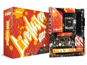 ASRock B650 LiveMixer AMD Socket AM5 ATXマザーボード 未使用品 + 32GBメモリ 未使用品