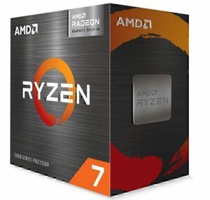 AMD Ryzen 7 5700G 8C16T Socket AM4 65W APU(CPU) BOX 未使用品