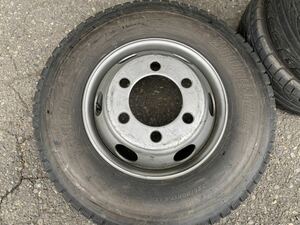 Z4926 送料無料　BRIDGESTONE V-STEEL MIX M810 225/80R17.5 14PR アルミホイール付き　1本価格