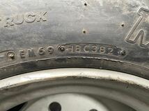 Z4926 送料無料　BRIDGESTONE V-STEEL MIX M810 225/80R17.5 14PR アルミホイール付き　1本価格_画像7