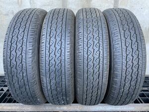 ラ4970送料無料☆ ブリヂストンBRIDGESTONE K370 145/80R12 80/78N 4本価格 夏タイヤ　2本2023年製 2本2021年製