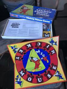 即決価格 70s 1976 ヴィンテージ ディズニー ミッキーマウス ボードゲーム 