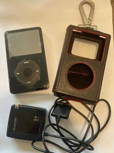 1円〜 iPod classic 第5世代 30G Apple アップル アイポッド Classic 社外ケース 充電器 付き 動作未確認 ジャンク出品 売り切り