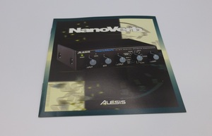 【カタログ】ALESIS　アレシス　Nanoverb　1996年　～英文