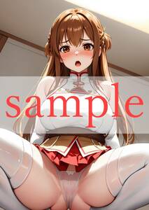 ソードアートオンライン SAO アスナ A4 美少女 最高品質 アニメ 同人 コレクション コード5 a18