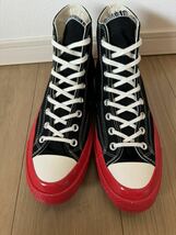 PLAY comme des garonsプレイ コムデギャルソン converse コンバース ct70 chuck taylor チャックテーラー us10 美品_画像2