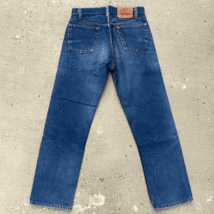 ハチマル 米国製 80s オリジナル Levi’s 501 W31(W30) CARE入り紙パッチ 金脇割り ビンテージ 1980年代 中古 ジーンズ アメリカUSA製_画像2