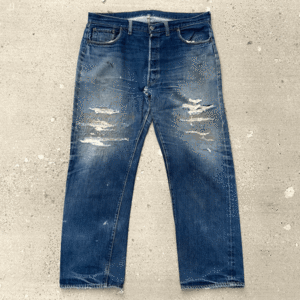 66前期 70s オリジナル LEVI’S 501 ビンテージ W38~W39 バックポケット裏シングル 中古 ジーンズ デニムパンツ 1970年代 SINGLE 