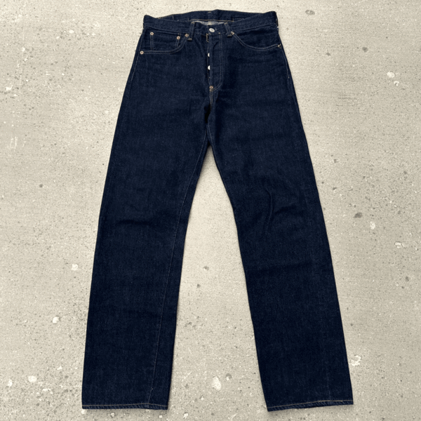 旧日本製 1937年モデル LEVI'S 501XX 37501-0017 W35(W31) L36 リジッド 中古 濃紺 美品 30s 37s デニムパンツ ジーンズ MADE IN JAPAN