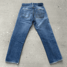 BIGE オリジナル LEVI’S 502 ビンテージ 60s 耳 セルビッジ 4刻印 1960年代 Big E ビッグE セルビッチ W29 W30 ジーンズ デニムパンツ_画像2