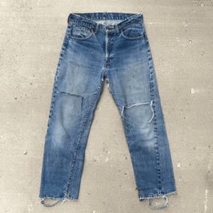 BIGE オリジナル LEVI’S 505 ビンテージ 60s~70s 耳 セルビッジ 5刻印 1960年代 Big E ビッグE セルビッチ ジーンズ デニムパンツ W31~W32