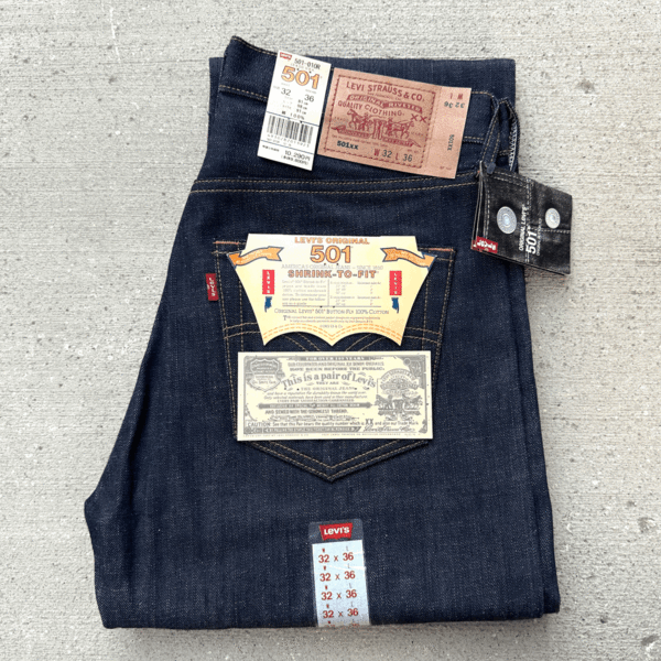 デッドストック 極東 Levi’s 501XX 501-01 W32 L36 リジッド フィリピン製 ビンテージ レギュラー 新品 2000年代 アジア製 デニムパンツ