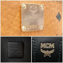 MCM エムシーエム ヴィセトス リュック バックパック ブラウン スタッズ レディース レザー_画像9