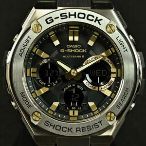 CASIO カシオ G-SHOCK G-STEEL Gスチール 腕時計 ソーラー 電波 メンズ