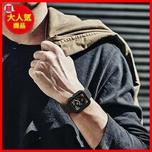 【即決価格！】 ★42mm_ブラック★ 用 防水ケース Watch series3/2/1 42mm アップルウォッチ保護カバー Apple ガラスフィルム_画像7