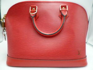 прекрасный товар Louis * Vuitton epi aruma ручная сумочка LOUIS VUITTON