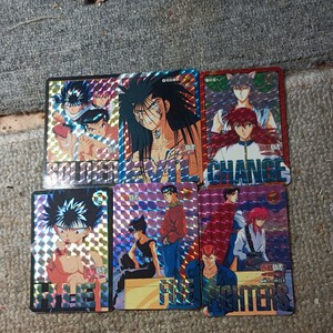  Carddas Yu Yu Hakusho memorial .42 sheets comp 