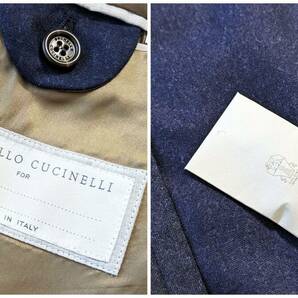 21AW Brunello Cucinelli ウール スーツ 48 ネイビー / 2021AW ブルネロクチネリ セットアップ ジャケット パンツの画像8