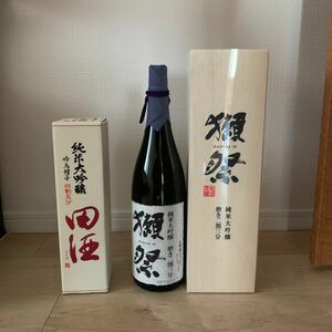 獺祭 純米大吟醸 旭酒造 磨き二割三分 木箱付き　日本酒　田酒　四割五分