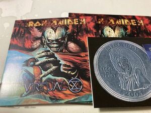 限定盤・CD 『Virtual XI』Iron Maiden（アイアン・メイデン）Limited Edition, Gatefold Vinyl Replica、チラシ、ステッカー付