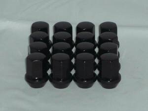  black nut 17HEX pitch 1.25 Nissan Suzuki Subaru black 16 piece set total length 31mm postage 370 jpy ~