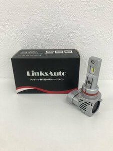 GE059「LinksAuto LEDヘッドライト LED M3-HB3 Hi,Lo,フォグ バルブ ワンタッチ取り付けLEDヘッドライト 6500K 6000Lm」【中古品】