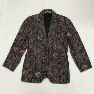 G-007 PERRY ELLIS フリーサイズ ジャケット・アウター 美品 レディース 花柄 コットン 上着 冬物 [中古品]