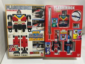  Bandai BANDAI DX Chogokin GC-34 Choushinsei Flashman flash King flash in box подлинная вещь игрушка Showa Retro Vintage с коробкой 