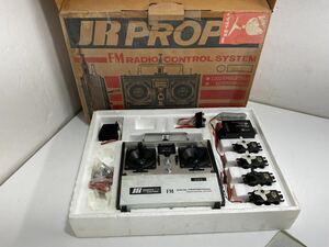  details unknown that time thing old radio-controller transmitter Propo Japan .. control corporation JR PROPO / retro FM RADIO CONTROL SYSTEM box attaching present condition goods 