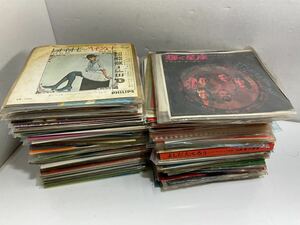 7 -inch record large amount set sale approximately 13kg western-style music Japanese music rock and pop Country band anime etc. Showa Retro present condition goods 