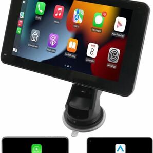 カーナビ CarPlay 車載 オーディオ一体型ナビ ポータブルナビ Android AUTOabc　工事不要　バックカメラ