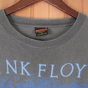 ST10426 90s PINK FLOYD ピンクフロイド Tシャツ WISH YOU WERE HERE BROCKUM ロックT USA製 ブラック系 XL（クリックポスト可）の画像7