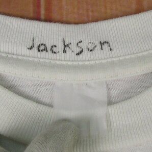 ST10487 JACKSON MATISSE ジャクソンマティス Tシャツ スマイル JM16AW030 ホワイト S（クリックポスト可）の画像3